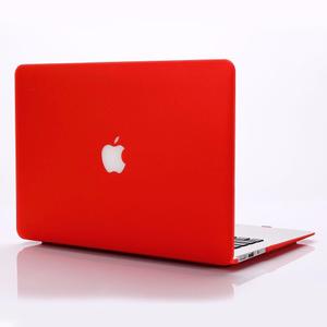 Carcasa Macbook Pro 13 Corte Manzana Troquelada-rojo