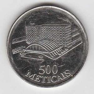 Moneda De Mocambique,africa.500 Meticais 