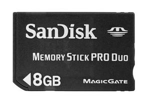 Sandisk 8 Gb Memory Stick Pro Duo: Electrónica / 