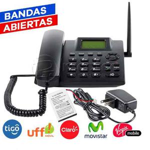 Teléfono Gsm Celular Fijo Bandas Abiertas Radio Fm