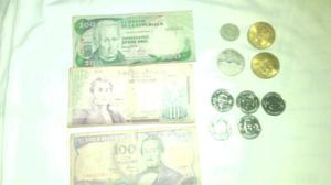 billetes y monedas antiguos