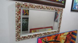espejo mosaico de lujo