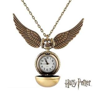 Collar Snitch Reloj Harry Potter Bola Quidditch Ball Golden