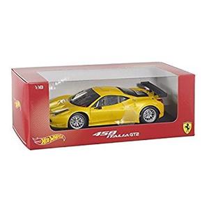 Ferrari 458 Italia Gt2 Hotwheels Amarillas 1 18