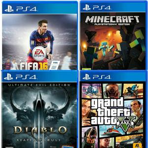 Juegos de Ps4 Perfecto Estado