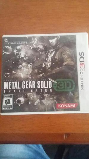 Metal Gear Solíd 3d Snake Eater para 3ds
