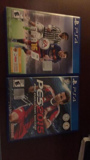 Vendo Fifa 16 Y Pes  a $