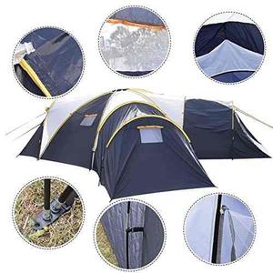 Dos Capa Impermeable Carpa 6-9 Persona 3 1 Camping Al Aire