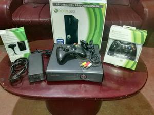 Xbox 360 Slim 5.0 4gb Controlesjuegos