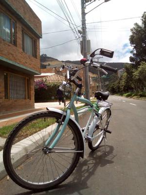 Bicicleta Playera Azul Celeste Hermosa