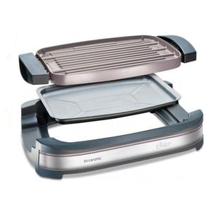 Grill y plancha para interiores con doble cara