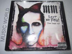 Marilyn Manson Lest We Forget The Best O Cd Importado Mexico