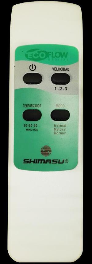 Control Remoto Ventilador Shimasu