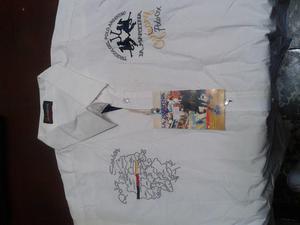 VENDO CAMISAS MANGA LARGA MARCA LA MARTINA PURO ALGODON.