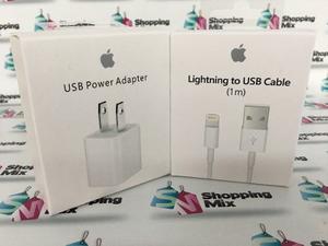 Cargador Apple Iphone 5 6 6s Original Cable + Adaptador