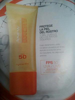 Protector Solar Filtro Fps50 Uva Uvb Oil Free de Avon