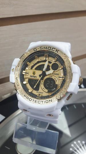 Reloj G Shock Ferrari Blanco