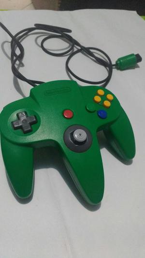 Control Verde de Nintendo 64
