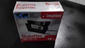 Diskette Diskettes Disquette Disquette Caja X 10 Imation New
