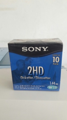 Diskettes/disquettes Sony 2hd 10 Pack