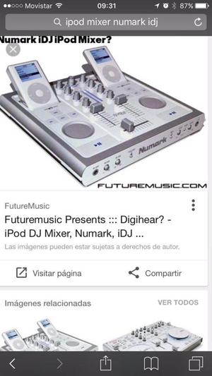 Numark busts out iDJ dueling iPod mixer Mezcaldor para iPod