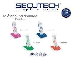 Telefono Inhalambrico Secutech Azul / Fuscia