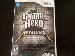 juego de wii: Guitar Hero Metallica