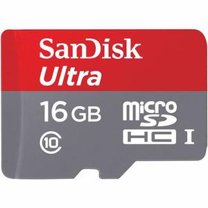 Memoria Sandisk Micro Sd Clase  Gb 80 Mb/seg Uhs-i