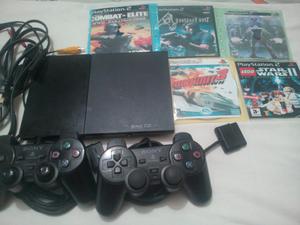 Play 2 Muy Completo con 2 Controles Ps2