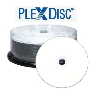 Plexdisc  De 6 X 50 Gb Blu-ray Doble Capa White Inkje