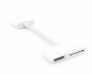 Convertidor Adaptador Iphone 4 Y Ipad A Hdmi Con Corriente