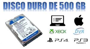 Disco Duro 500 Gb Para Portátil-xbox-ps3-ps4-dvr- Como