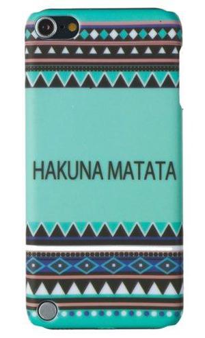 Hakuna Matata Mint Aztec Pattern Embossed Hard !