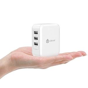 Iclever Boostcube 36w 3-port Usb Wall Charger With !