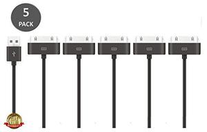 Iphone 4s 30-pin Charging Cable, Liger [5-pack] !