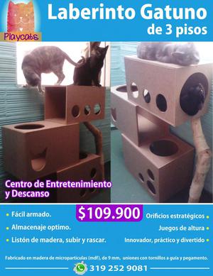 Laberinto Gatuno! Gimnasios para gat@s!