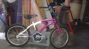 Bicicleta Playera para Niña Como Nueva