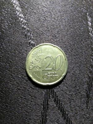 Moneda España 20 Centavos Euro 