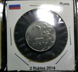 Moneda Rusia 2 Rublos 