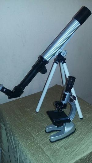 Telescopio con Microscopio.
