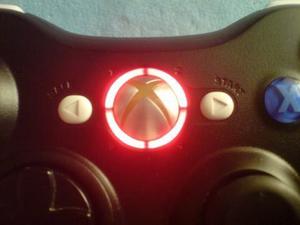 Xbox 360 Regulador Llevado Ring Mod De La Luz Roja Leds-