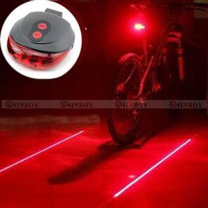 Luz trasera para bicicletas mas laser