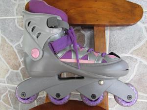 Patines Mujer ASPEN Abec 1 Ajustable.