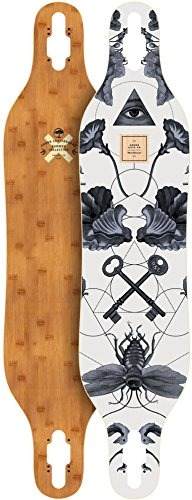 Skateboard Eje Eje Bambú  Longboard Deck