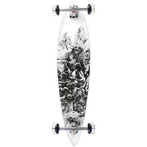 Skateboard Eje Longboard Completo Peces Bambú 8,75