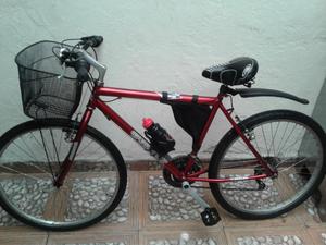 bicicleta roja