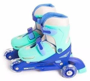 Patines Zoom Fast Azul Talla M ()