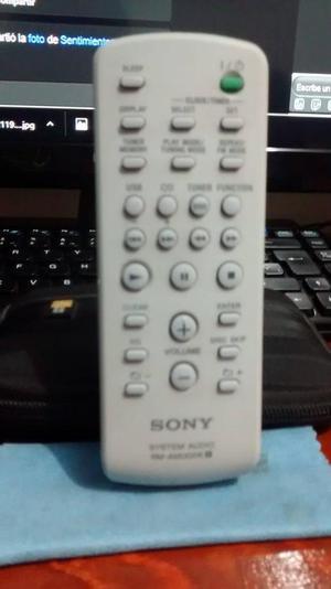 Control Equipo De Sonido Sony