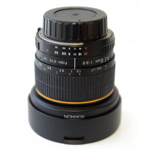 Gran angular 8mm ojo de pez Rokinon 3.5 montura para Nikon