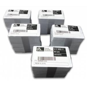 Paquete Tarjetas Pvc Calibre 30 Caja X 500 Carnets De Zebra